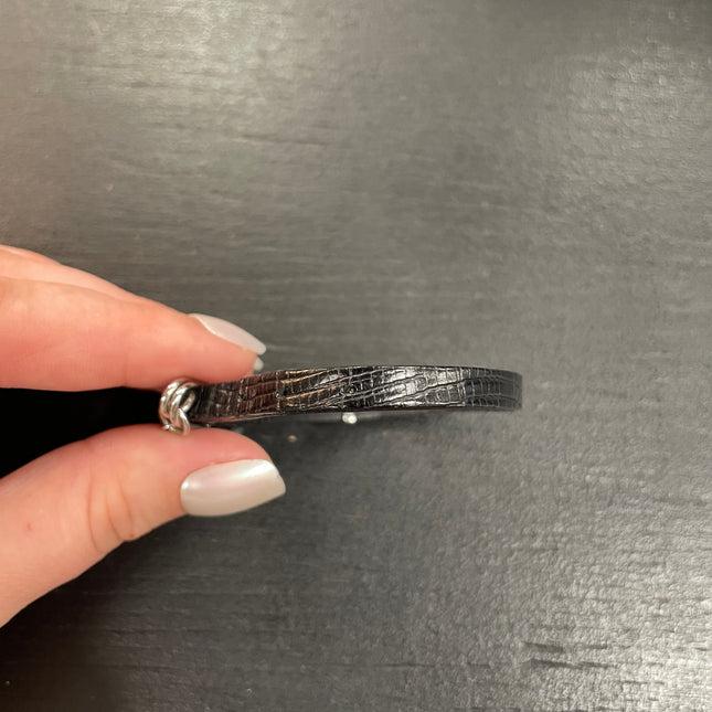 Bracelet Dior Cuir Noir