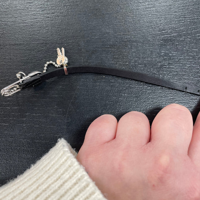 Bracelet Dior Cuir Noir