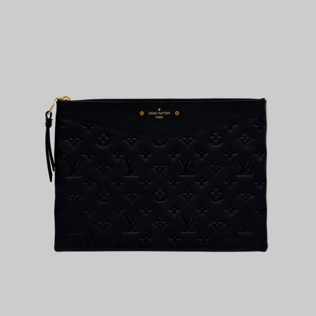 Pochette Louis Vuitton Daily Pouch Cuir Empreinte