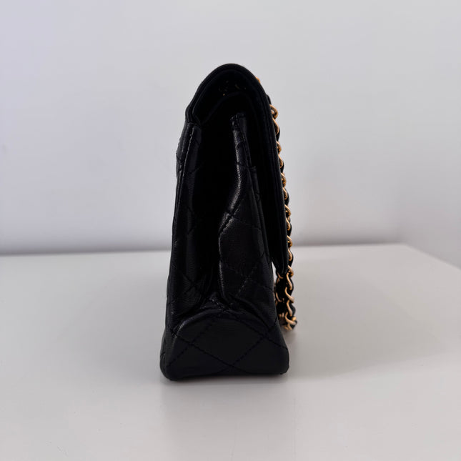 Sac Chanel vintage fermoir bicolore