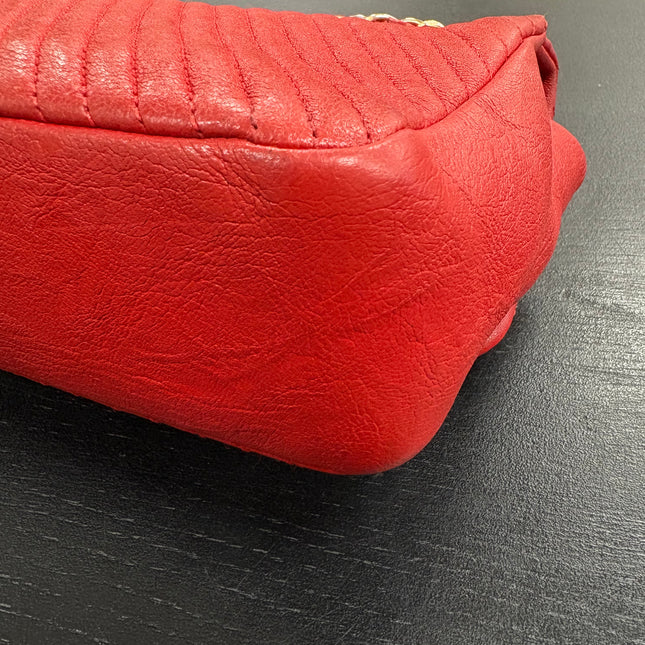 Sac chevrons Chanel Rouge