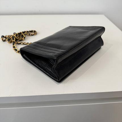 Sac Chanel Lézard Noir
