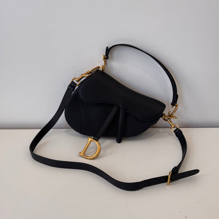 Sac Saddle Dior Moyen Noir Bandoulière