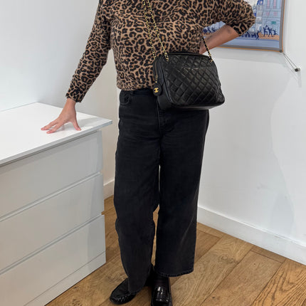 Sac Chanel Caméra bandoulière noir