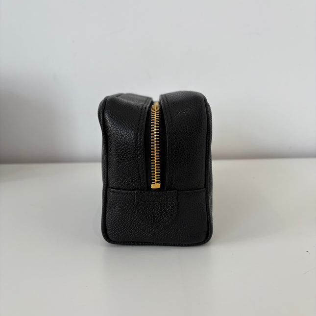 Trousse Chanel cuir caviar