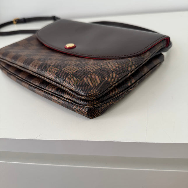 Sac Louis Vuitton Twice Damier Ébène