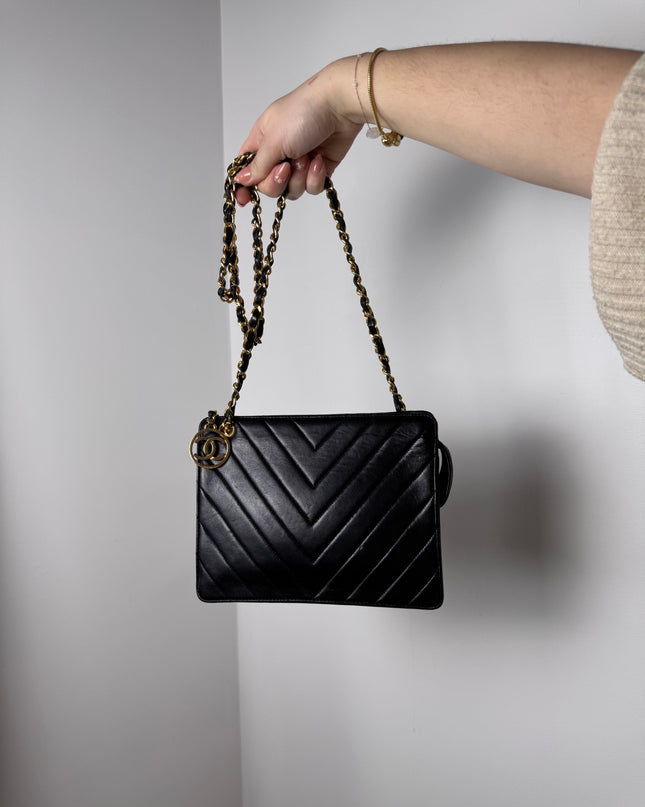 Sac Caméra Chevrons Chanel