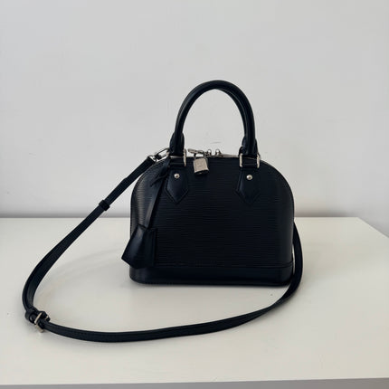 Sac Louis Vuitton BB Alma Cuir Épi Noir