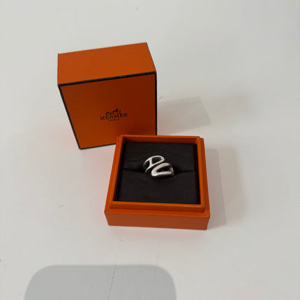 Bague Hermès Chaîne d’ancre Punk T49