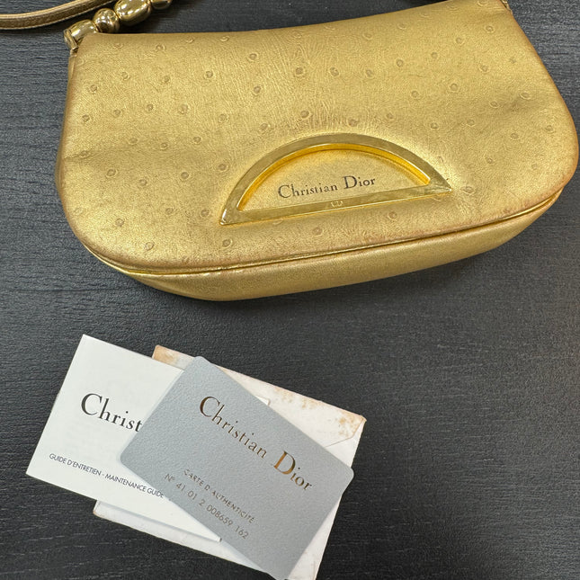 Sac Malice Dior Cuir d’Autruche