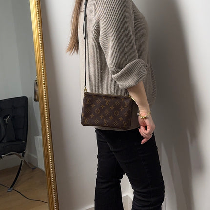 Pochette Louis Vuitton Double zip reverse