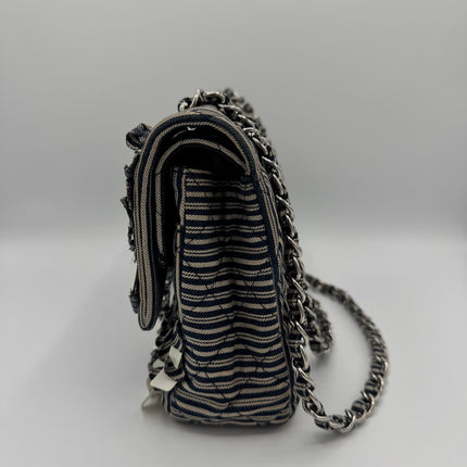 Sac Chanel Timeless Tissu Rayé
