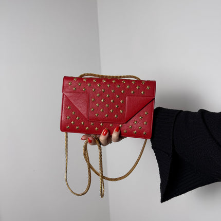 Sac Betty Chain Saint Laurent Rouge Étoiles
