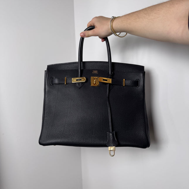 Sac Hermès Birkin 35 Noir