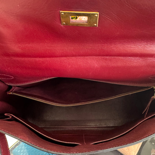 Sac Kelly 32 Hermès Rouge H
