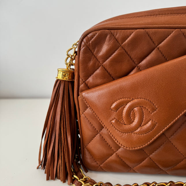 Sac Chanel Caméra caramel