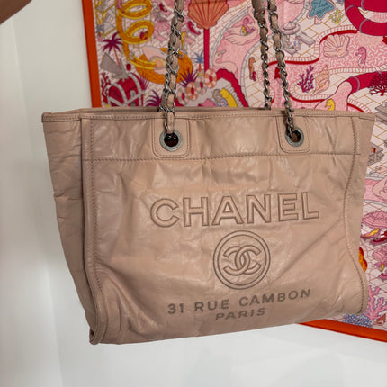 Sac chanel Deauville cuir