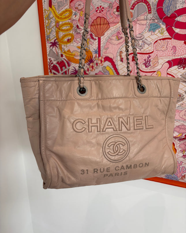 Sac chanel Deauville cuir