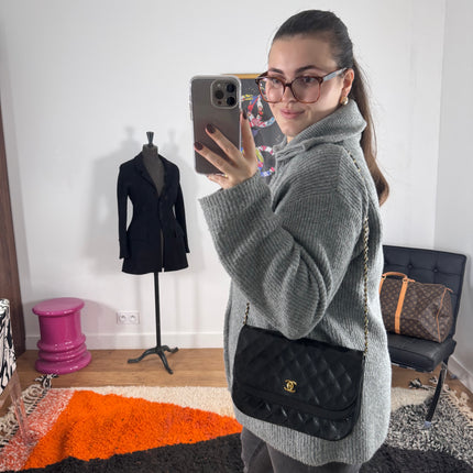 Sac Chanel Timeless Demi-Lune Noir