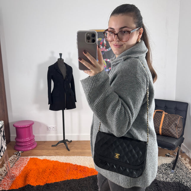 Sac Chanel Timeless Demi-Lune Noir
