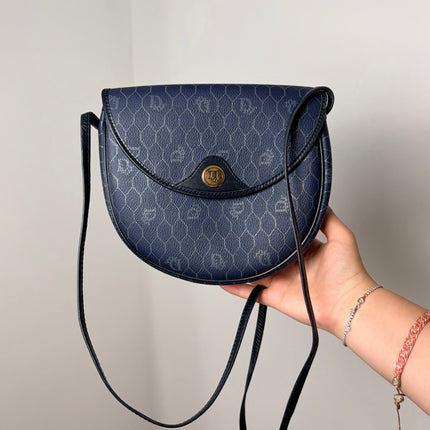 Sac Christian Dior bandoulière toile nid d’abeilles