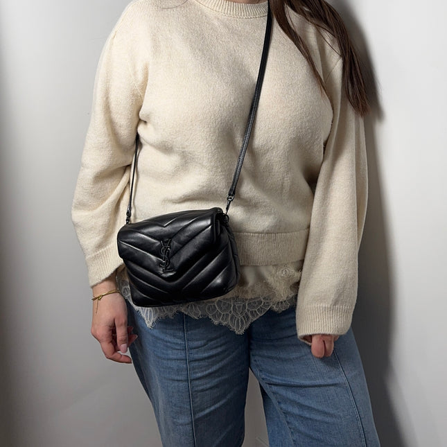 Sac saint Laurent Loulou Toy noir