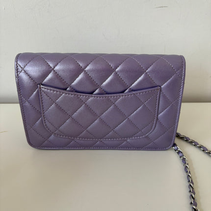 Sac Chanel wallet on chain Violet