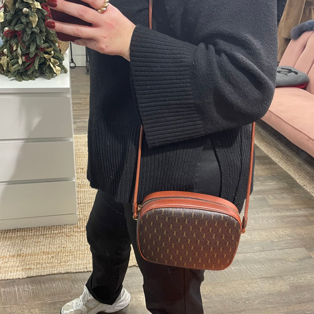Sac Caméra Lou Monogram Saint Laurent