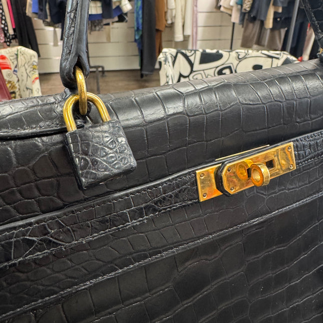 Sac Kelly 35 Hermès Cuir Croco