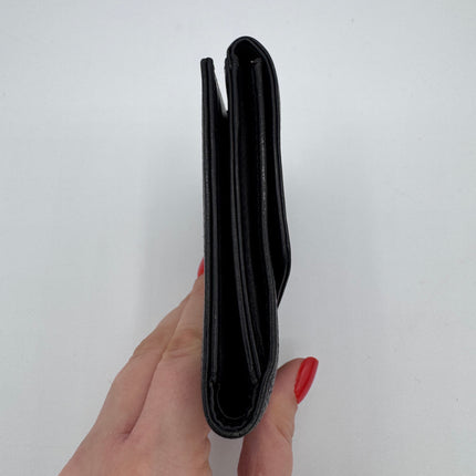 Portefeuille Chanel Cuir Caviar Noir