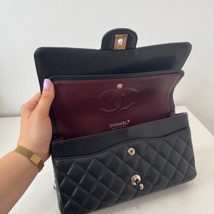 Sac Chanel 11.12 timeless classique cuir caviar