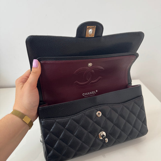 Sac Chanel 11.12 timeless classique cuir caviar
