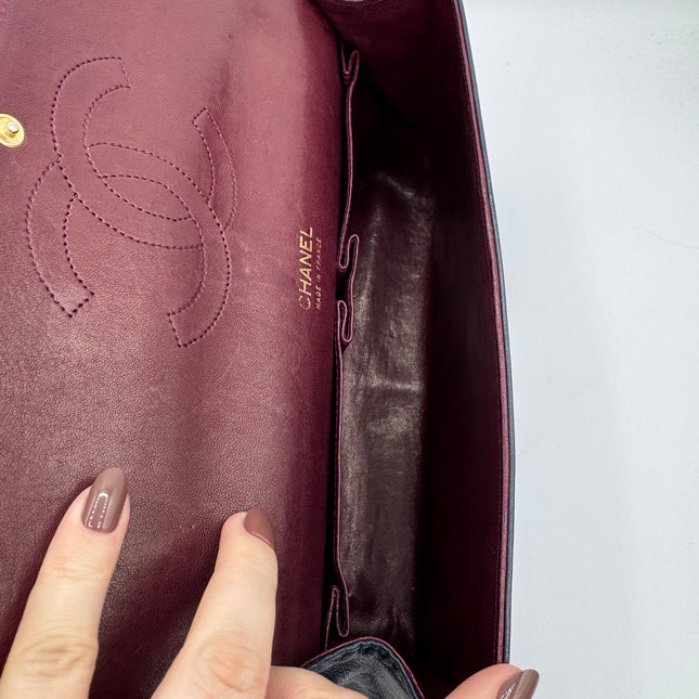 Sac Chanel Vintage Timeless Marine