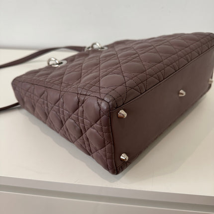 Sac Dior Lady Dior Large Prune