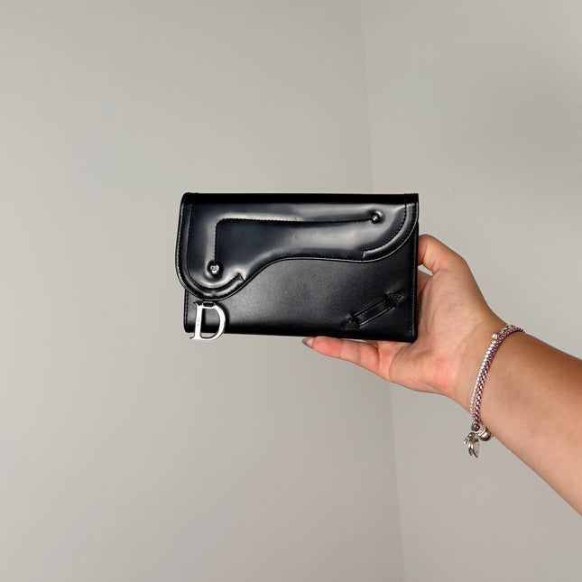 Portefeuille Dior Saddle Noir