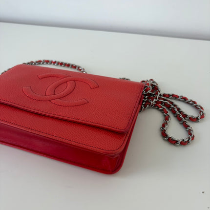 Sac Chanel Wallet on chain Corail