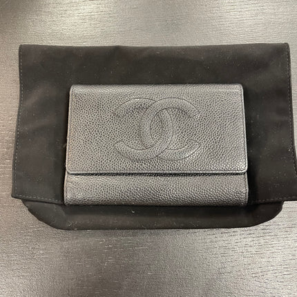 Portefeuille Chanel cuir caviar