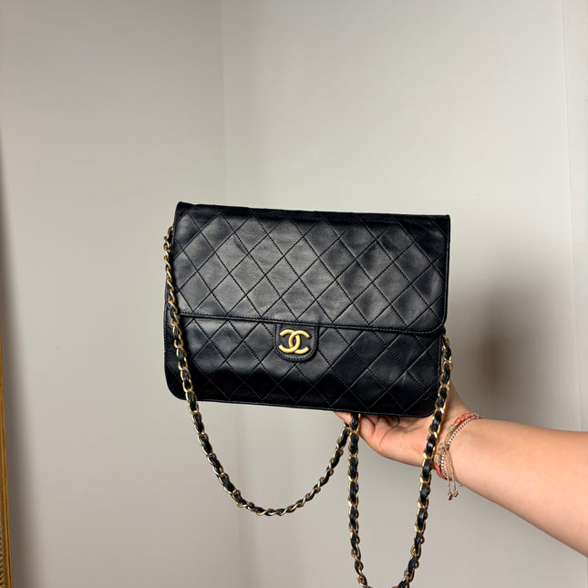 Sac Chanel Épaule Classique Bleu Nuit