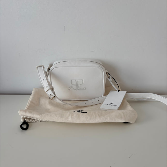 Sac Courrèges bandoulière blanc