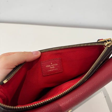 Sac Louis Vuitton bandoulière Twice Monogram & Rouge