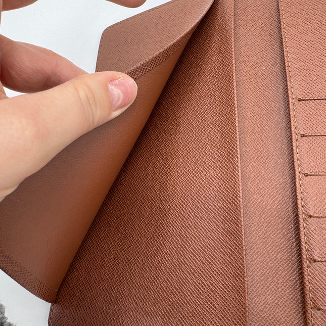 Portefeuille chéquier Louis Vuitton Monogram