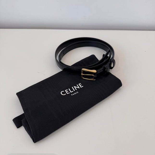 Ceinture Celine cuir Noir Taille 85