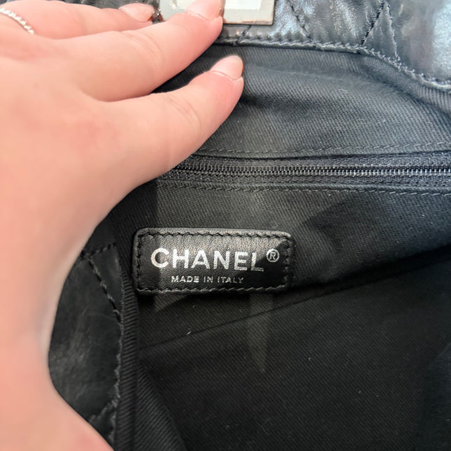Sac Chanel épaule souple noir fermoir 2.55