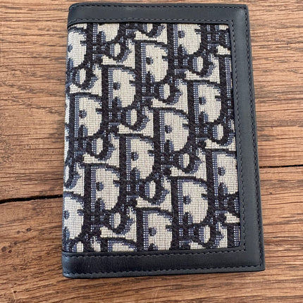 Porte passeport Dior oblique