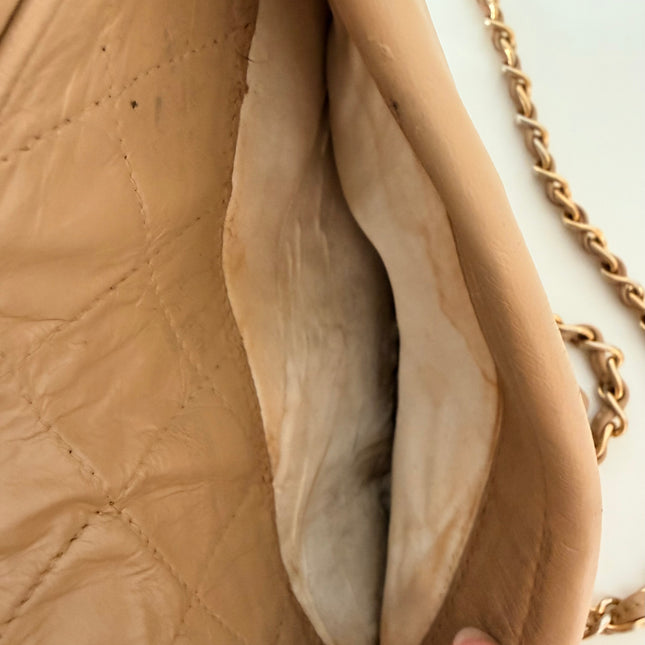 Sac Chanel Caméra Vintage beige