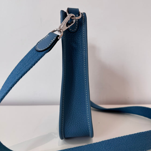 Sac Hermès Evelyne 16 Bleu Jean