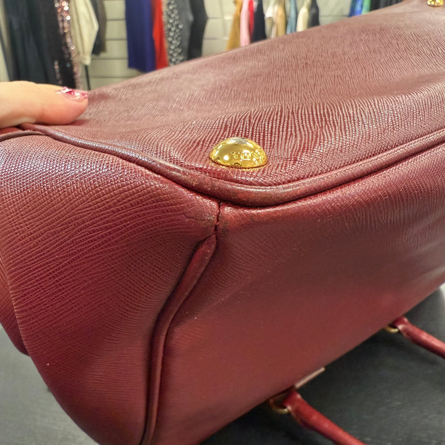 Cabas Prada Galleria GM Rouge