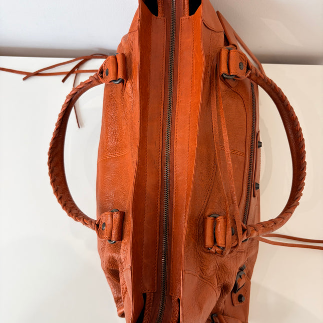 Sac Balenciaga city cognac