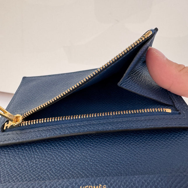 Portefeuille Hermès Béarn Compact verso