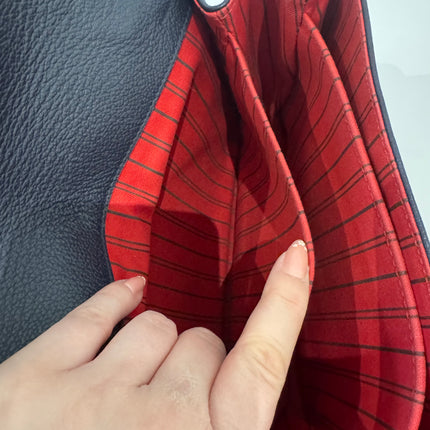 Pochette Métis Louis Vuitton Cuir empreinte marine